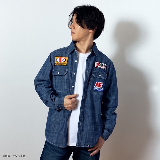 PRE-ORDER : STRICT-G "Mobile Suit Gundam Char's Counterattack" Chambray Shirt