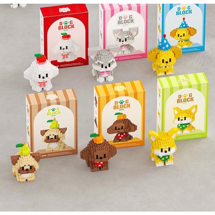 ตัวต่อนาโนไซส์ L - Pan nie x Mard 6067 My Little Dog