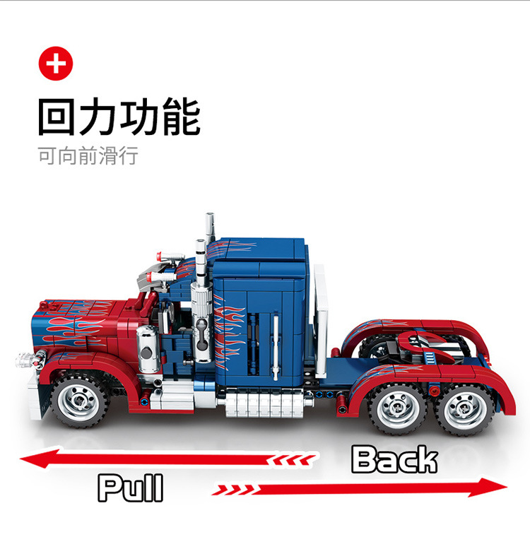 Sembo block 701803 Truck 849pcs