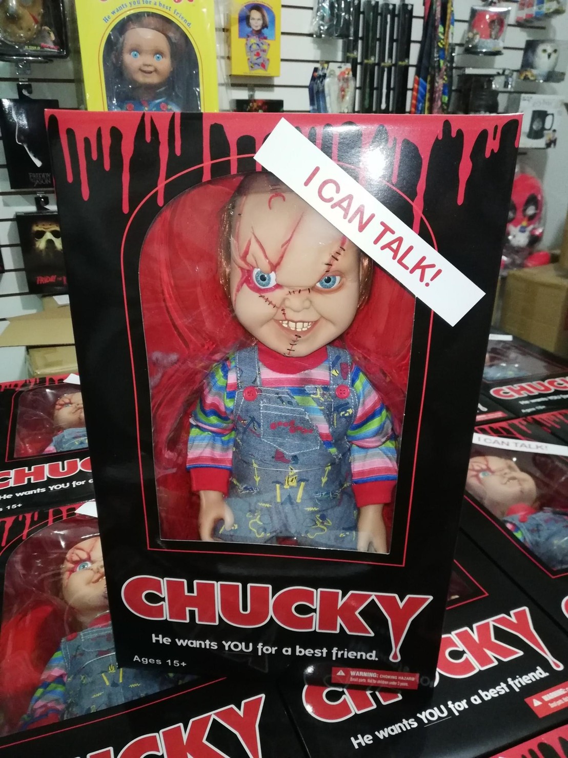 Pre-order : MDS MEGA SCALE Child’s Play: Bride of Chucky Talking Scarred Chucky (Re-issue) by Mezco Toyz