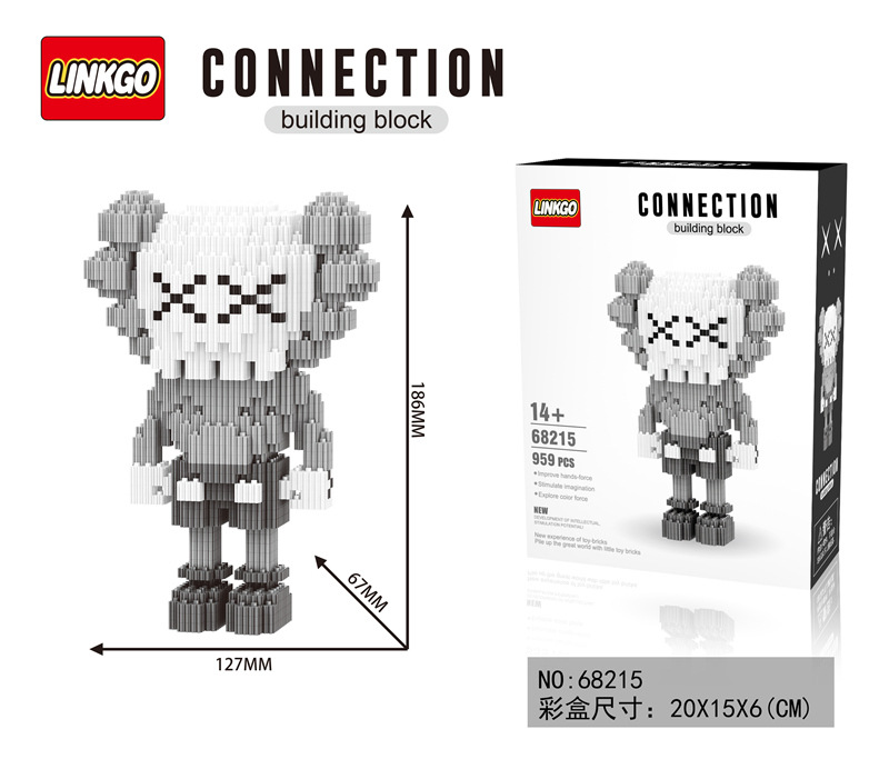 Linkgo 68214-68216 KAWS (แบบเฟือง)