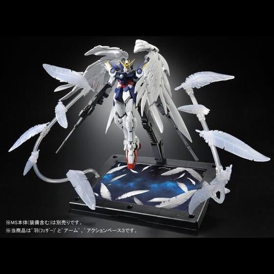 PRE-ORDER : RG 1/144 WING GUNDAM ZERO CUSTOM EW FEATHER EFFECT PARTS PLASTIC MODEL