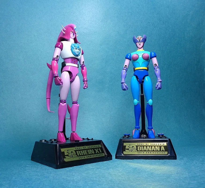Soul of Chogokin - GX-108 Rhein X1 & Dianan A By Bandai