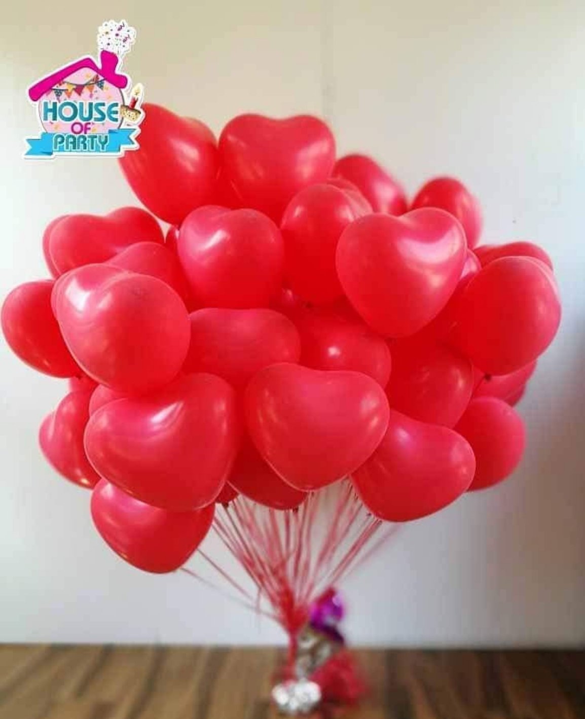 เซ็ตสุดคุ้ม ลูกโป่งรูปหัวใจลอยฟ้าชนเพดาน ลูกละ49฿(สั่งทาง Line:@houseofparty นะคะ) สำเนา