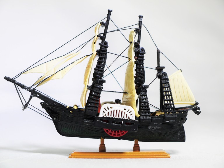 Mononofu Gaiden ''Han'' Vol.1 Miniature Ancient Modeled Sailing Ship Trading Figure by Boford (set of 8)