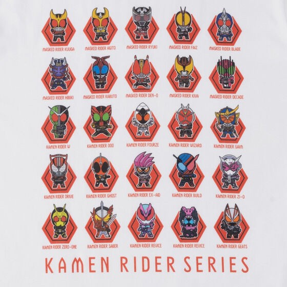PRE-ORDER : Kamen Rider Geats & Kamen Rider Series Deformed T-shirt