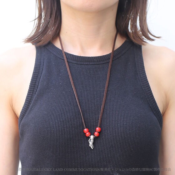 PRE-ORDER : [JAM HOME MADE Collaboration] JoJo's Bizarre Adventure Stardust Crusaders Magicians Red Necklace