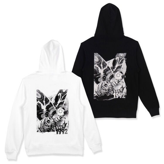 PRE-ORDER : Godzilla Monochrome Design Hoodie Mothra / Battra