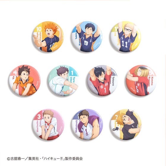 PRE-ORDER : Haikyu!! Can Badge Collection (1BOX)
