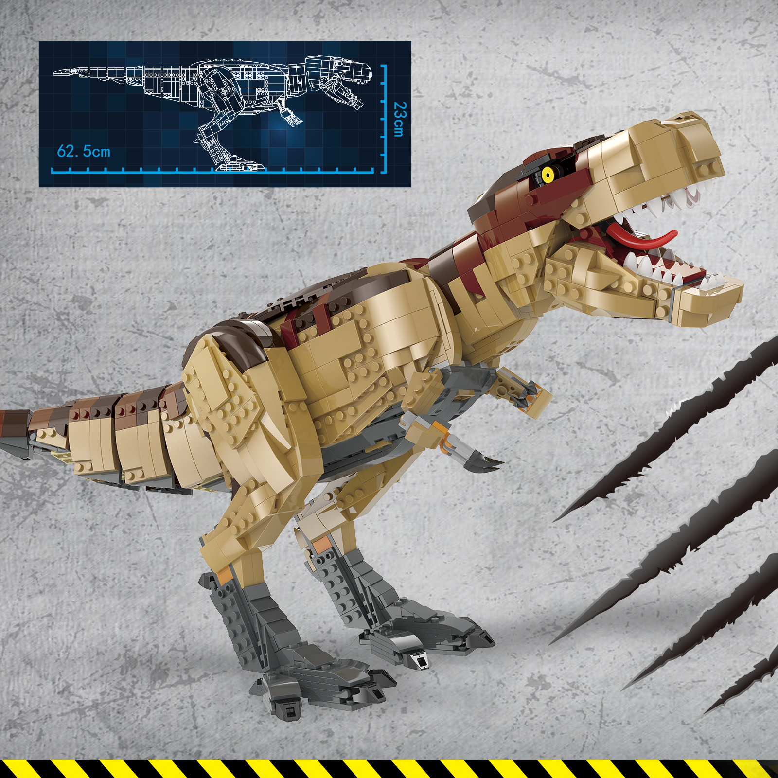 Lari 11338 Jurassic Park: T. rex Rampage 3156pcs