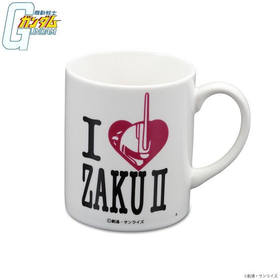 PRE-ORDER : Mobile Suit Gundam I LOVE MOBILE SUIT Mug Cup