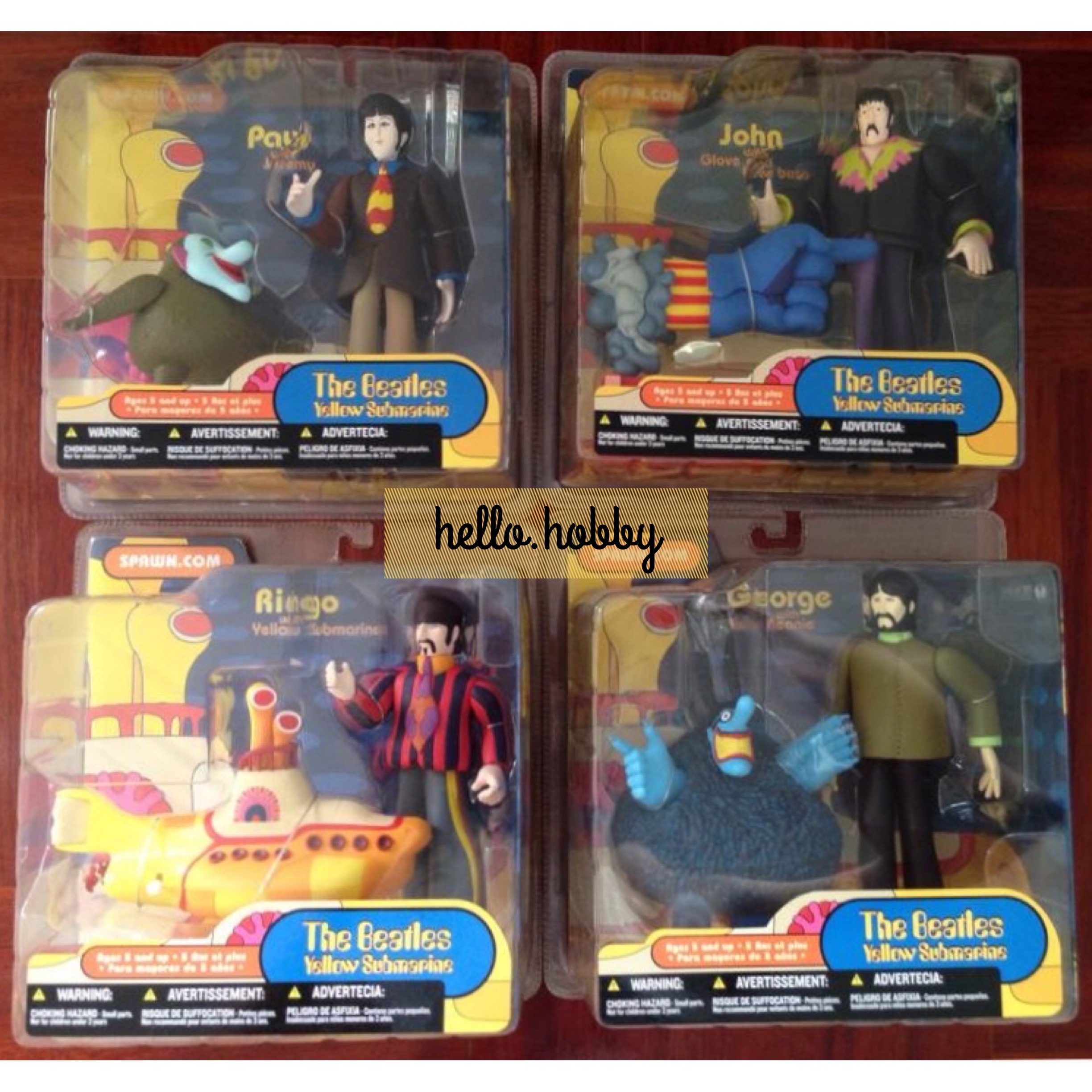 McFarlane The Beatles Yellow Submarine Re-Release Ver (Set of 4)