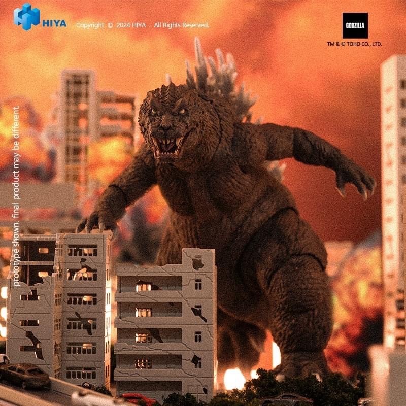 Pre-order : EXQUISITE BASIC Series Godzilla, Mothra and King Ghidorah: Giant Monsters All-Out Attack (2001) Godzilla GMK (2001) Action Figure by Hiya Toys