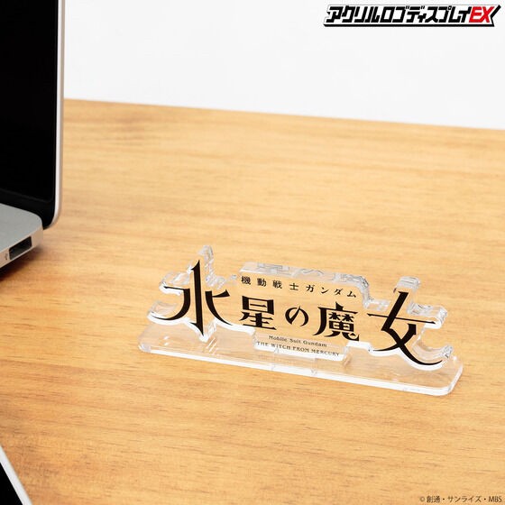 PRE-ORDER : Acrylic Logo Display EX Mobile Suit Gundam The Witch from Mercury (Large)