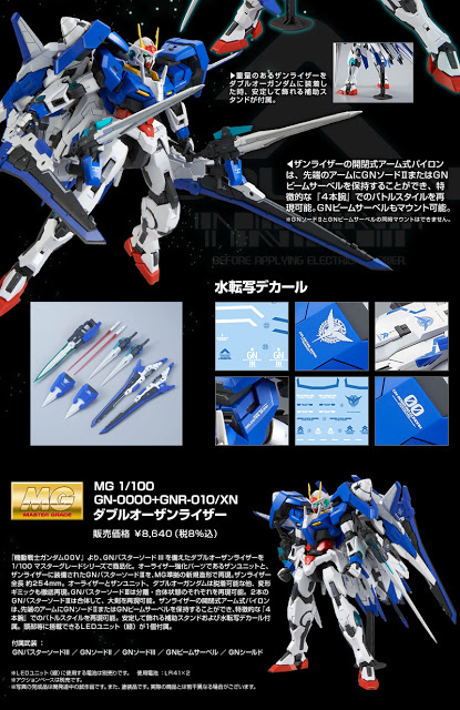 MG 1/100 00 XN Raiser Gundam by Premium Bandai