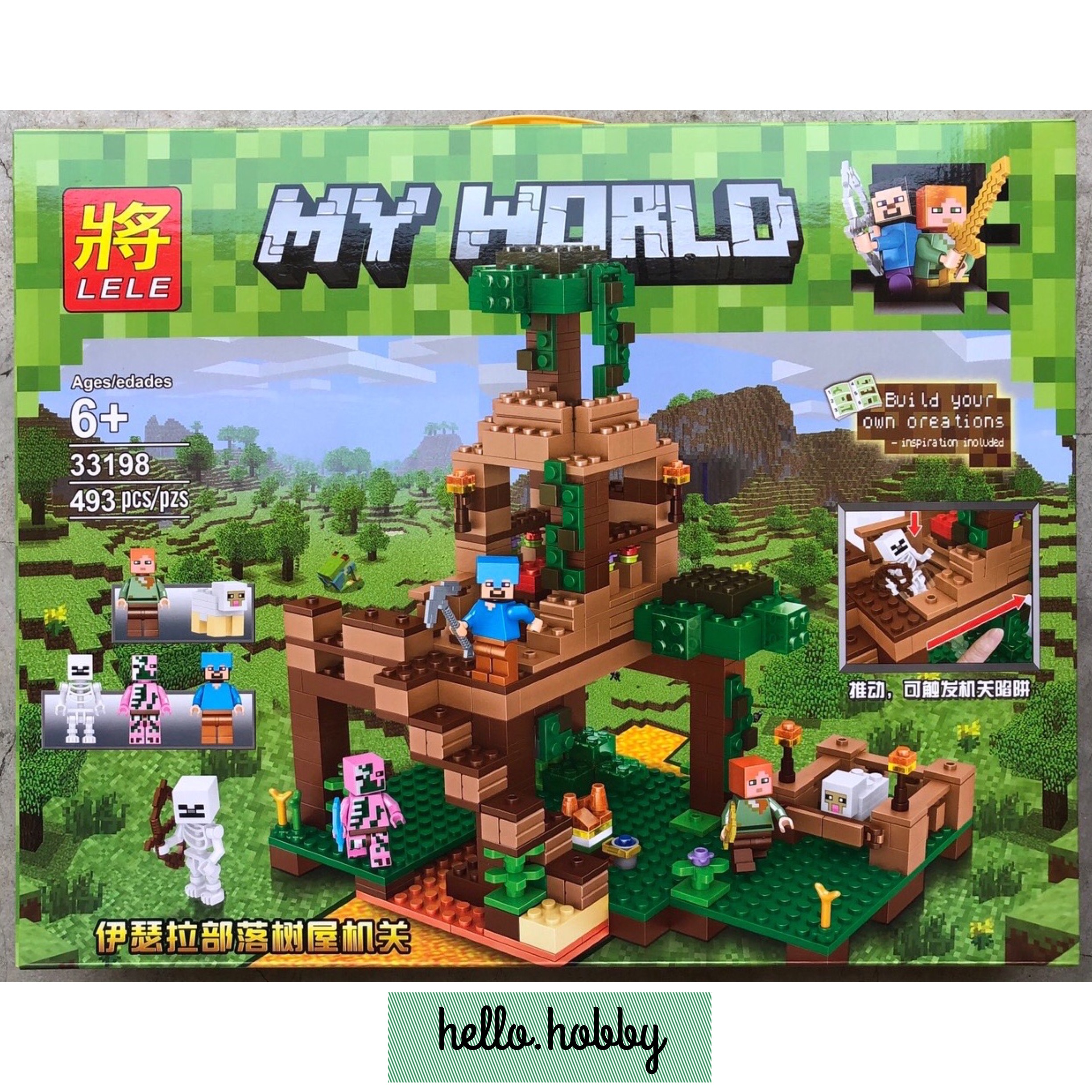 Lele 33198 Minecraft 493pcs