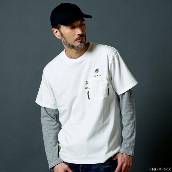 PRE-ORDER : STRICT-G.ARMS "Mobile Suit Gundam 0080: War in the Pocket" Pocket T-shirt WAR IN THE POCKET