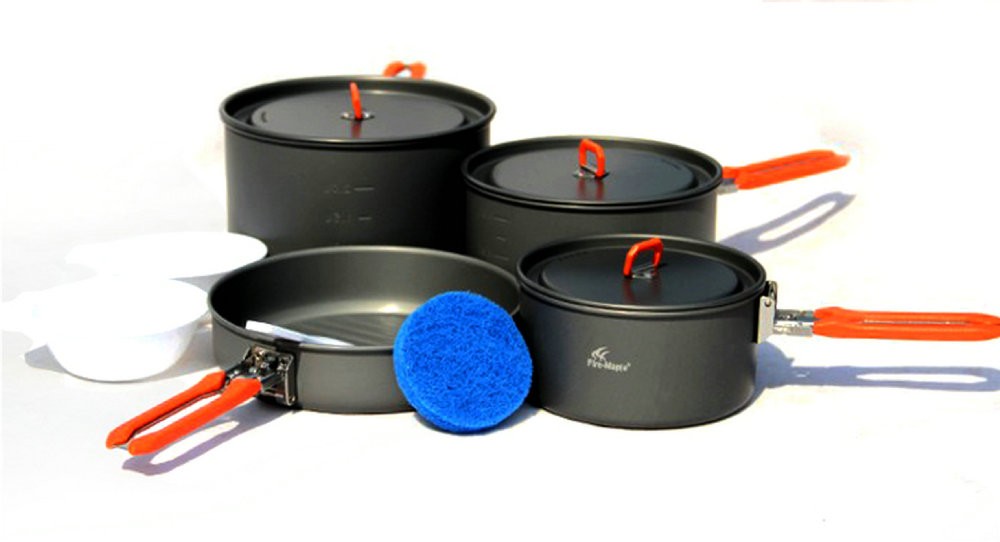 ชุดหม้ออลูมิเนียมเคลือบ Fire-maple feast 5