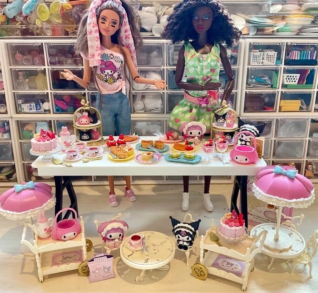 Sanrio - My Melody Kuromi Sweet Tea Party by Re-Ment (Set of 8)