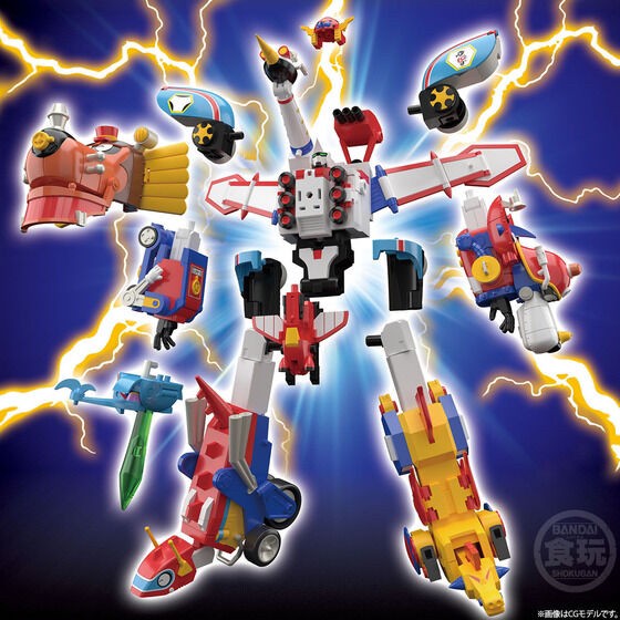 PRE-ORDER : SMP [SHOKUGAN MODELING PROJECT] Tatsunoko Production 60th Anniversary Tatsunoko Combined Time Bokan Robo SP Set