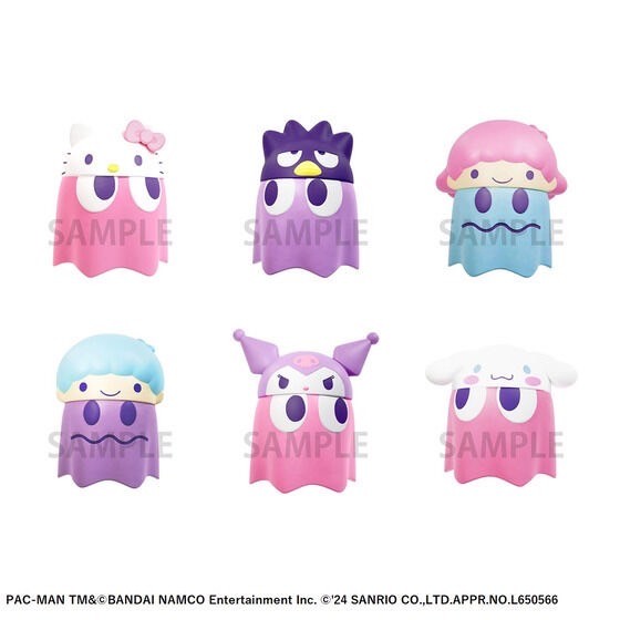 PRE-ORDER : PAC-MAN x Sanrio Characters Chibi Collect Figure Vol.2 Box Set