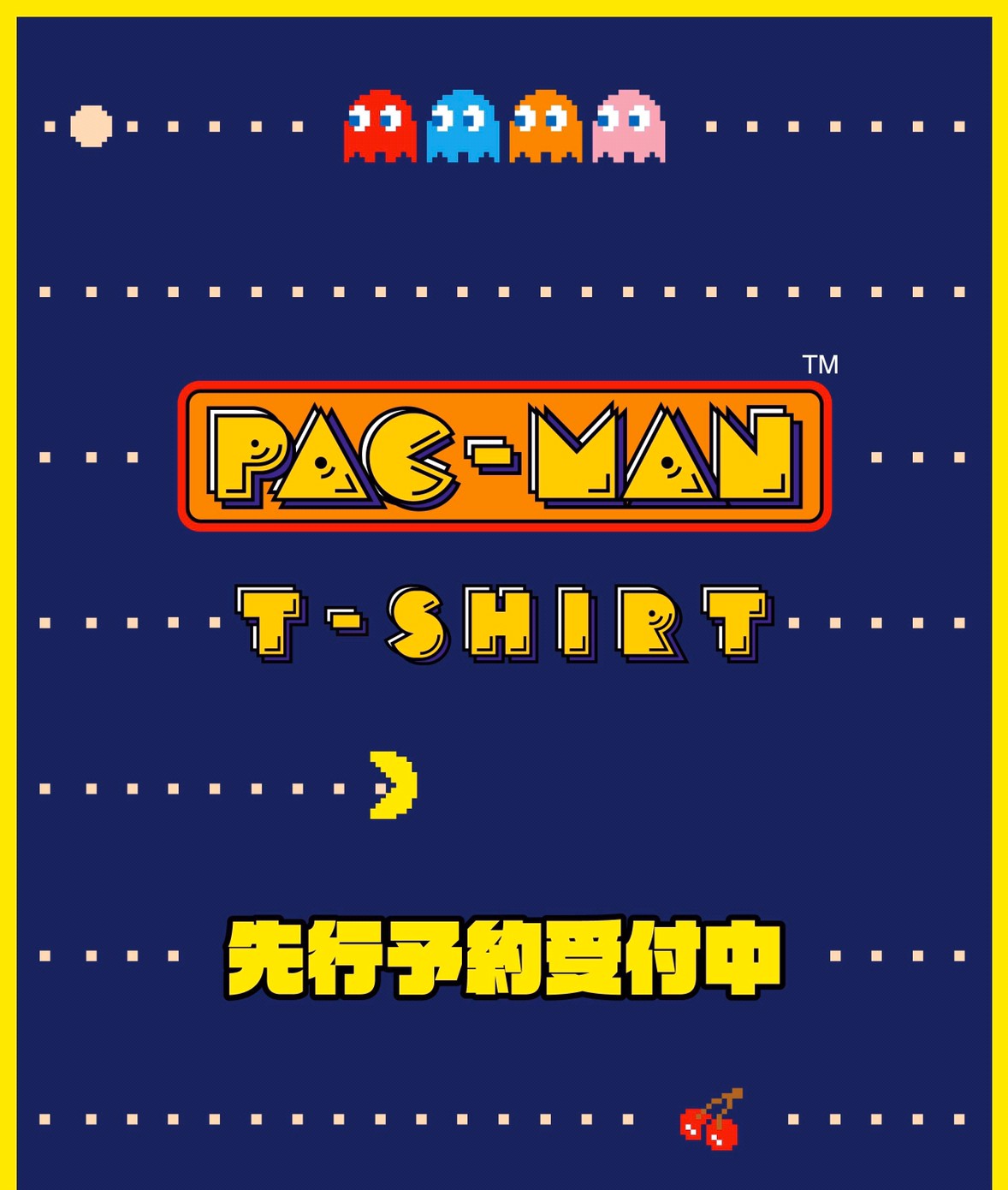 PRE-ORDER : [Zebio x Pac-Man] Pac-Man T-shirt