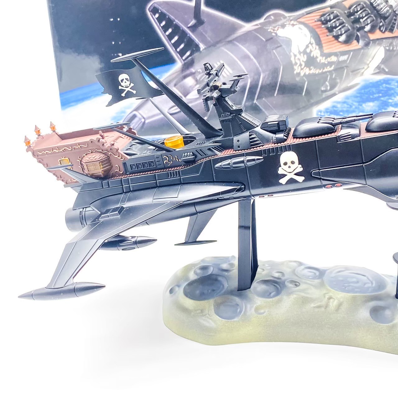 SGM-20 Space Pirate Captain Harlock Arcadia Black ver. by Aoshima (Miracle House) (ของใหม่เปิดเช็ค)