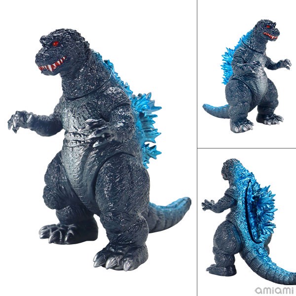 Godzilla - CCP Middle Size Series Godzilla EX Vol.5 Godzilla (2001) Godzilla Blue Ver. Soft vinyl by CCP (Lot JP)