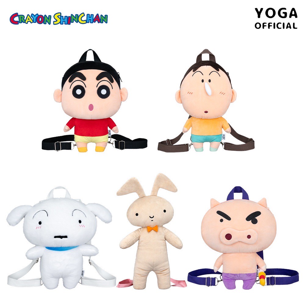 กระเป๋าเป้ตุ๊กตาชินจังลิขสิทธิ์แท้ Crayon Shinchan Doll Backpack by Youmai