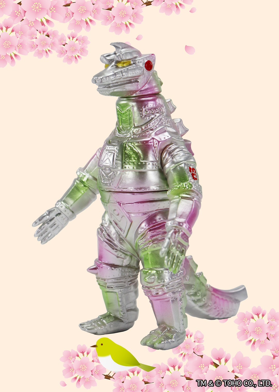 Pre-order : *CCP Japan Web Limited* Middle Size Series Godzilla EX Mechagodzilla (1974) Spring Metallic Ver. by CCP
