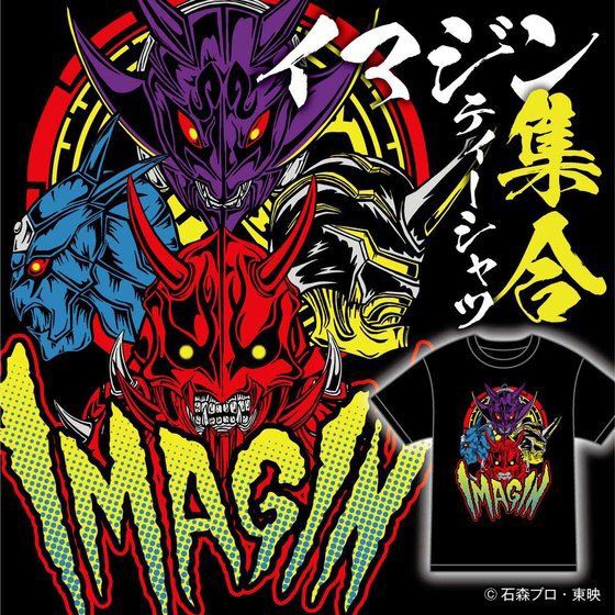 PRE-ORDER : Kamen Rider Den-O T-shirt feat.STUDIO696 Imagin Assembly Pattern