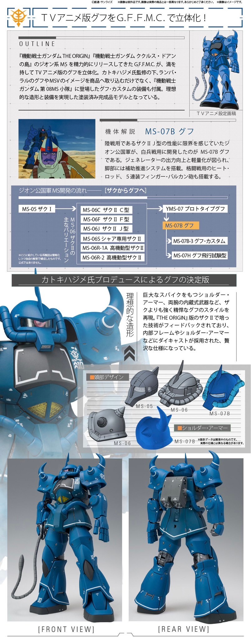 PRE-ORDER : GUNDAM FIX FIGURATION METAL COMPOSITE MS-07B GOUF