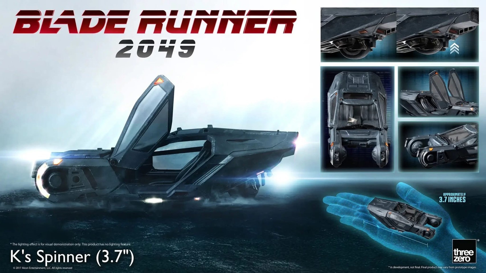 Pre-order : Blade Runner 2049 K’s Spinner (3.7″) by Threezero
