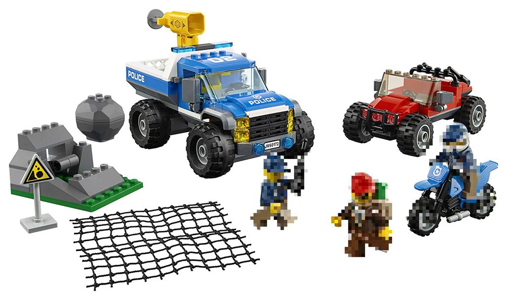 Lepin 02084 The Dirt Road Pursuit 332pcs