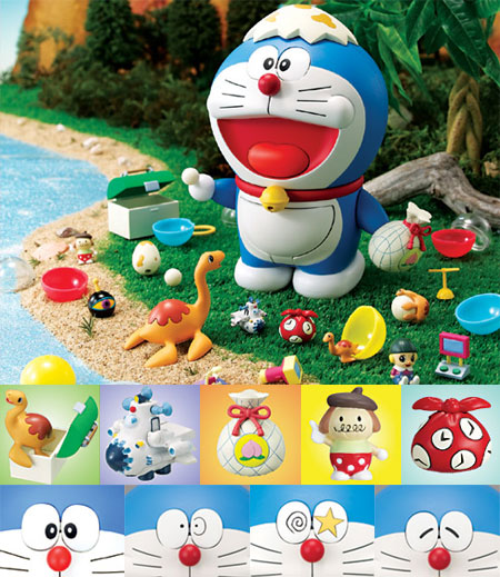 Chogokin Gacha Gacha Doraemon (2006 Movie Ver.) Nobita’s Dinosaur Set By Bandai