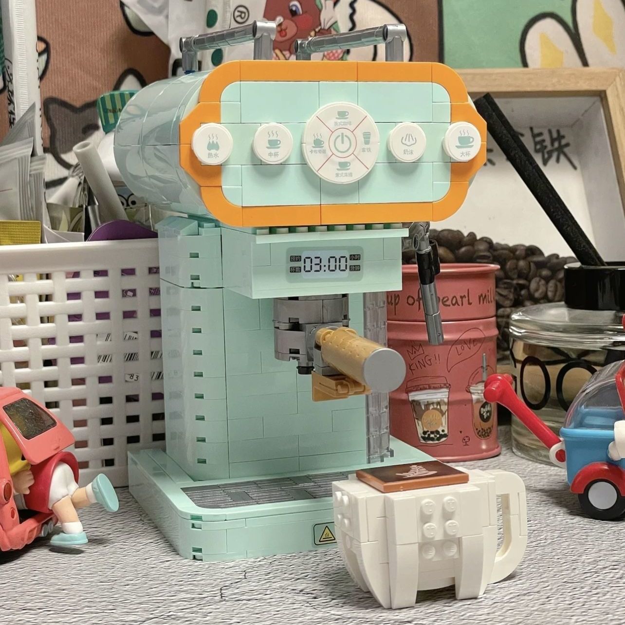 Zhe Gao 01008 Green Coffee Machine 640pcs