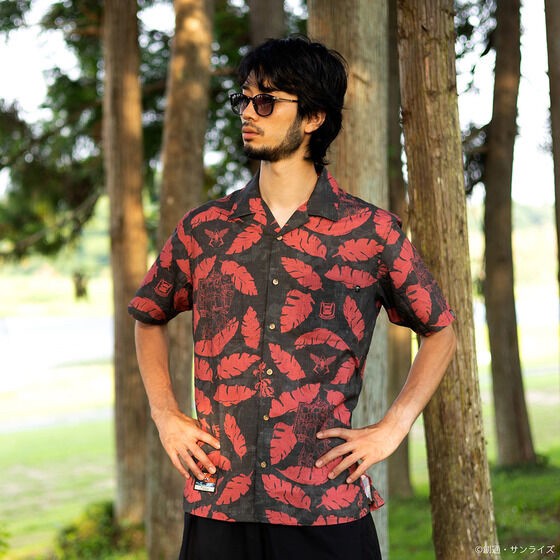 PRE-ORDER : STRICT-G PAIKAJI "Mobile Suit Gundam Cucuruz Doan's Island" Aloha Shirt