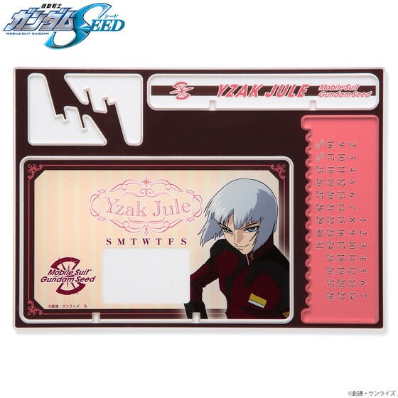 PRE-ORDER : Mobile Suit Gundam SEED Yzak's Birthday Commemorative Item Acrylic Calendar