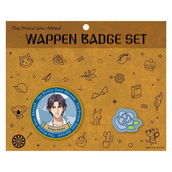 PRE-ORDER : [New Prince of Tennis The Prince Goes Abroad Summary] Patch Badge Set