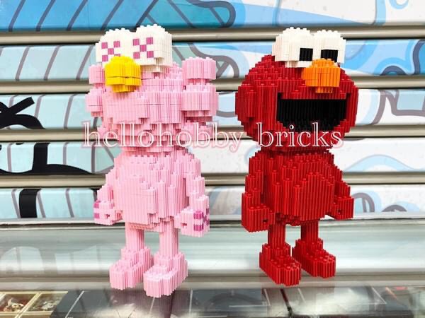 Linkgo 68252-68254 KAWS BFF x Sesame Street (แบบเฟือง)