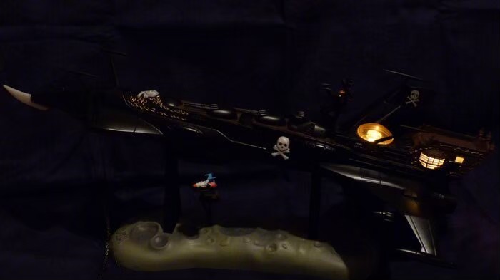 SGM-20 Space Pirate Captain Harlock Arcadia Black ver. by Aoshima (Miracle House) (ของใหม่เปิดเช็ค)