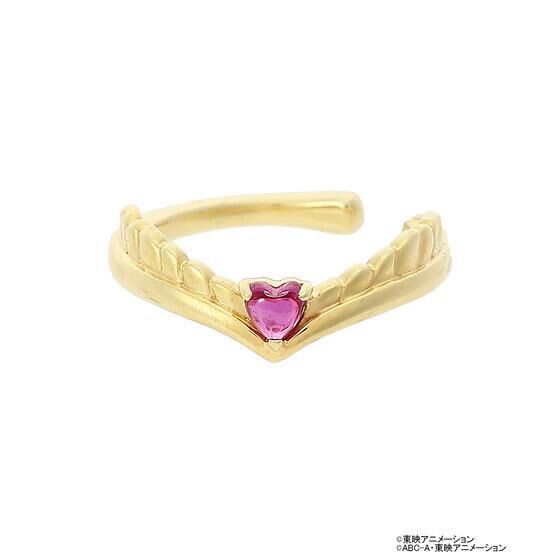 PRE-ORDER : Futari wa Pretty Cure Max Heart Samantha Tiara Collaboration Pinky Ring/Ear Cuff