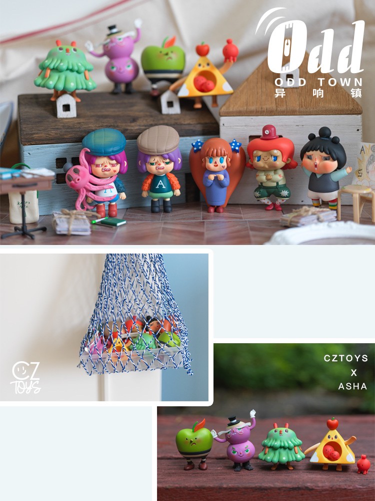 Blind Box - Odd Town by CZ Toys (Set of 8+1 secret)