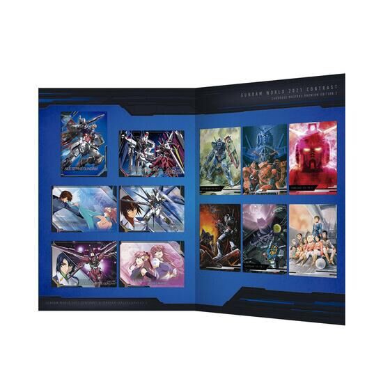 PRE-ORDER : GUNDAM WORLD 2021 CONTRAST Carddass Masters Premium Edition 2 Types Simultaneous Purchase Set