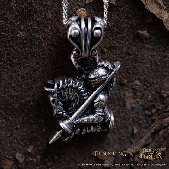 PRE-ORDER : ELDEN RING x LEATHERS AND TREASURES Lance's Talisman Necklace