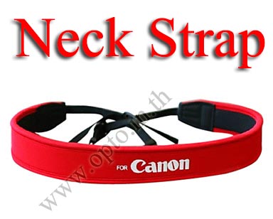 Canon Red Neck Starp Neoprene for DSLR สายคล้องคอกล้องสำหรับแคนน่อน