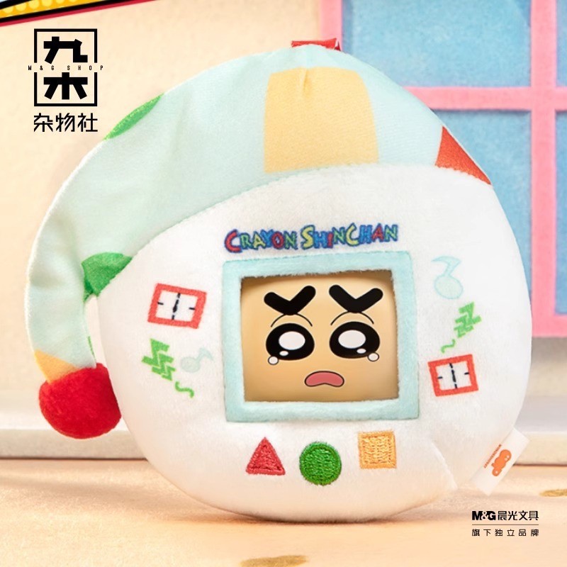 ตุ๊กตาพวงกุญแจ Crayon Shinchan Cute Face Turns Plush Toy Series by WONDERHOBBY