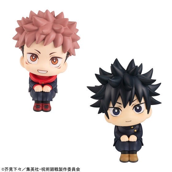 PRE-ORDER : Rukappu Jujutsu Kaisen Yuji Itadori Big Smile ver. & Megumi Fushiguro Smile ver. Set [Limited cushion included]