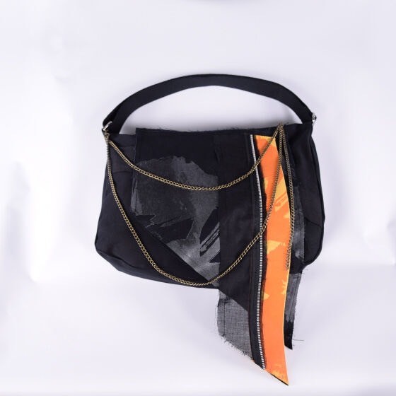PRE-ORDER : Bakuage Sentai Boonboomger x h.NAOTO Bun Orange/ Genba Bureki Shoulder Bag