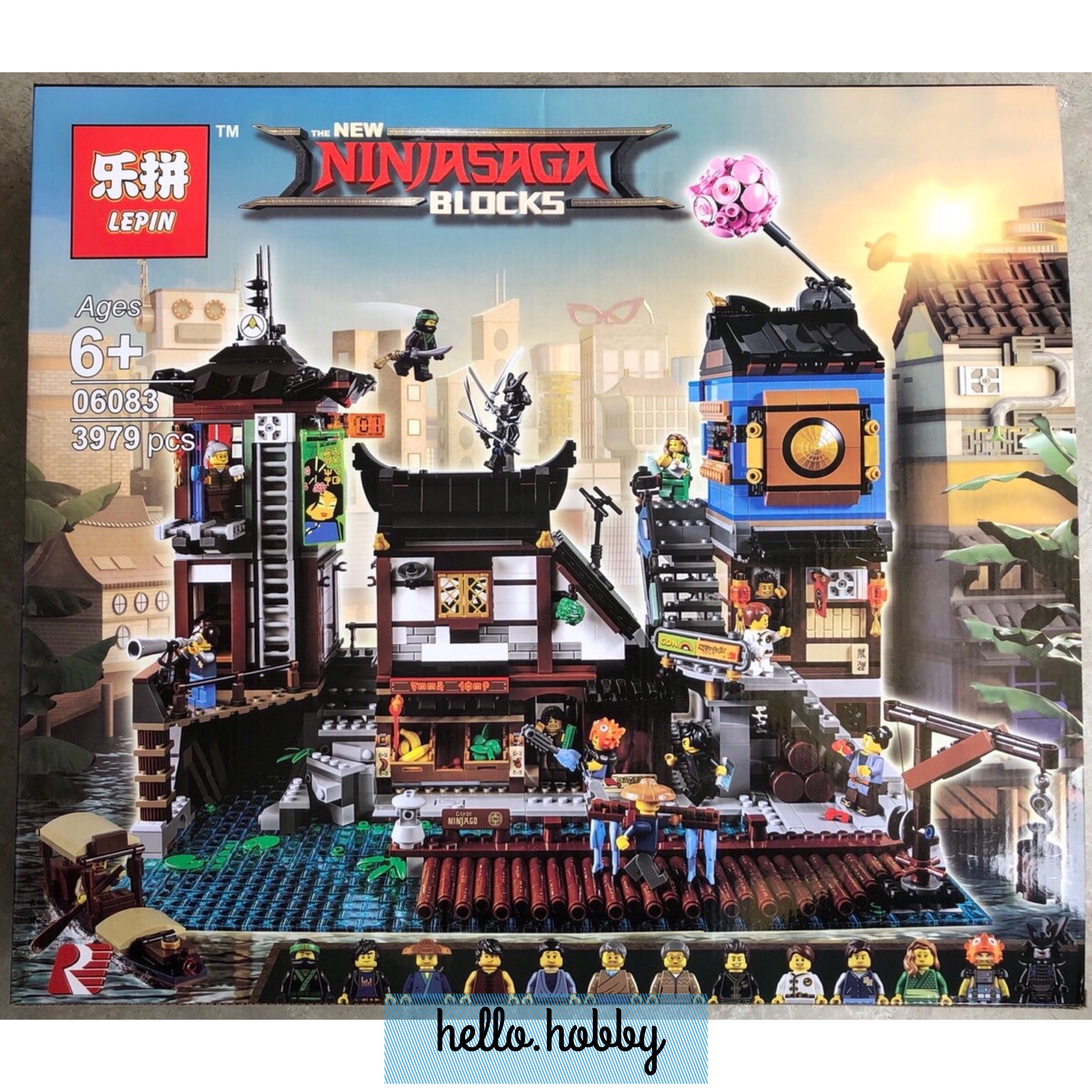 Lepin 06083 Ninjago City Docks 3979pcs